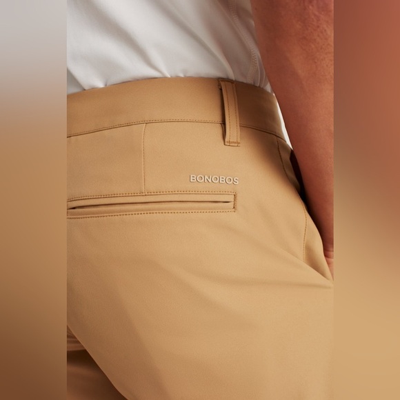 Bonobos Men’s Maide The Highland Golf Shorts in Khaki Size 40 - Picture 4 of 15